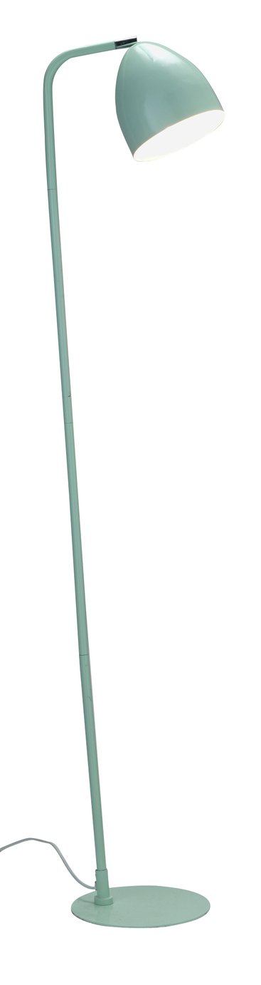 Mint green floor store lamp