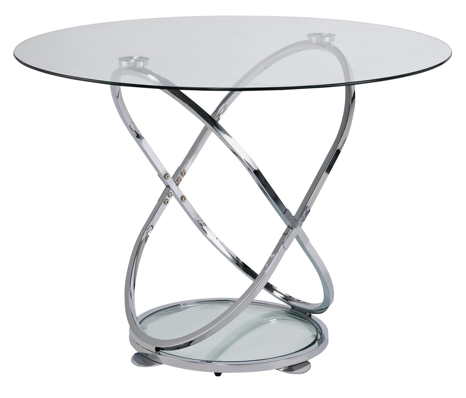 Round glass deals table price