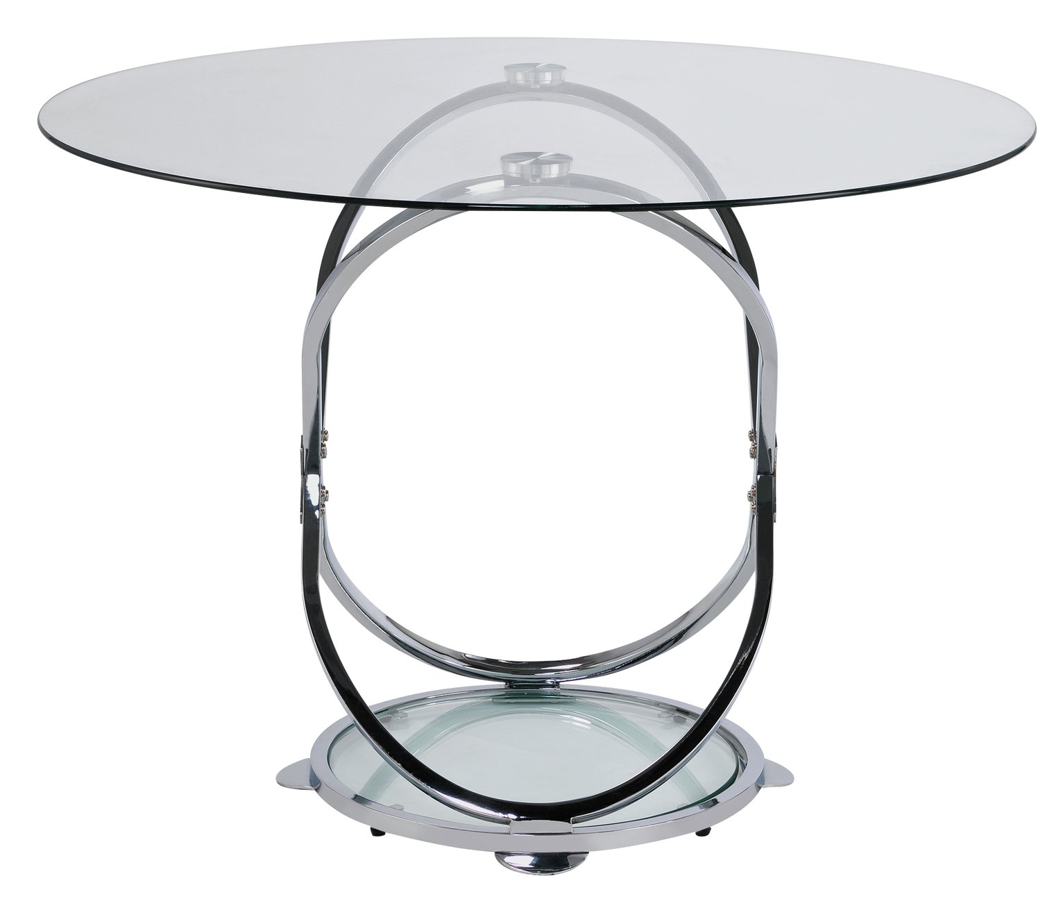 Argos Home Atom Round Glass 4 Seater Dining Table Review