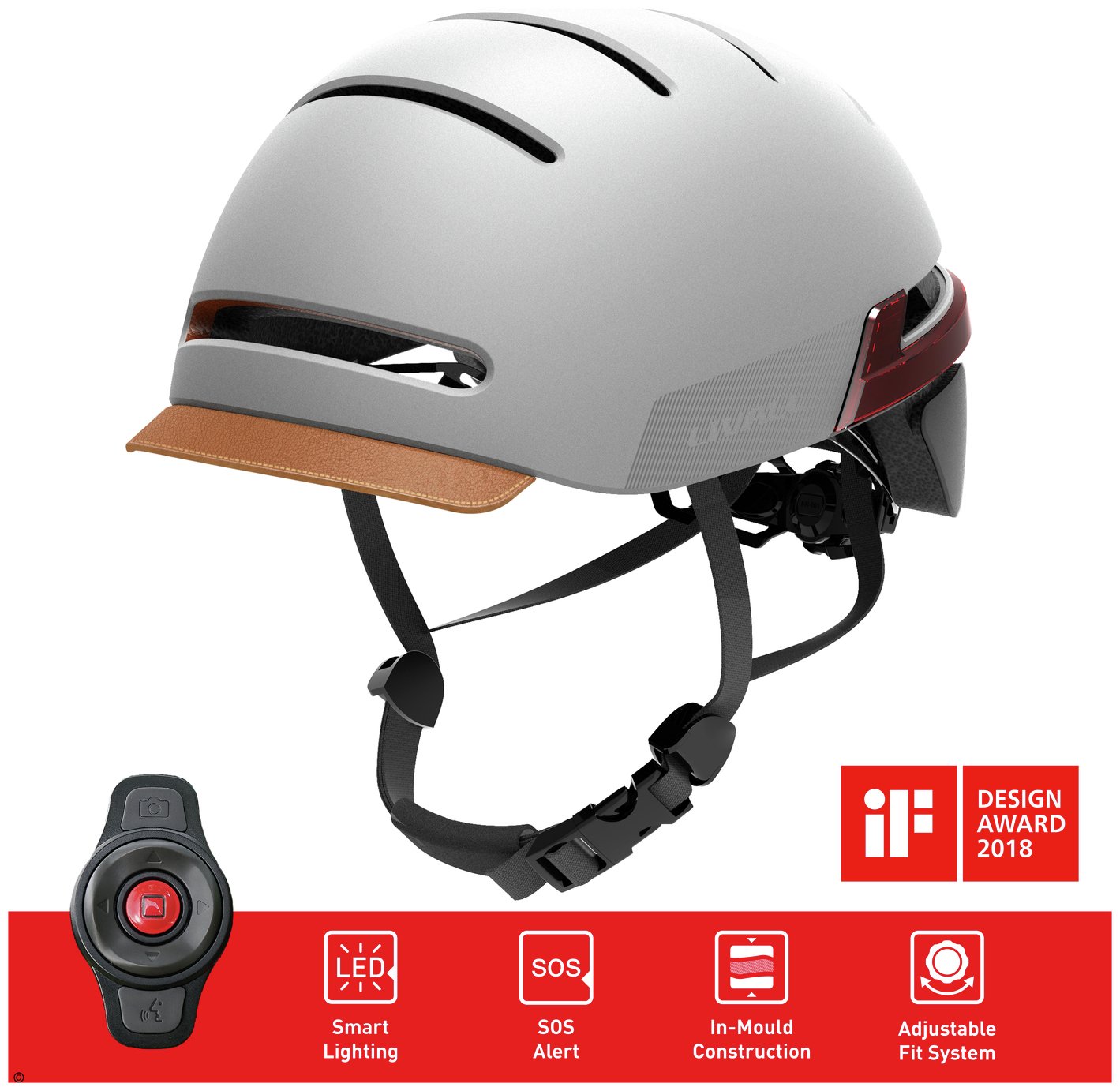 Livall Smart Helmet - Sandstone