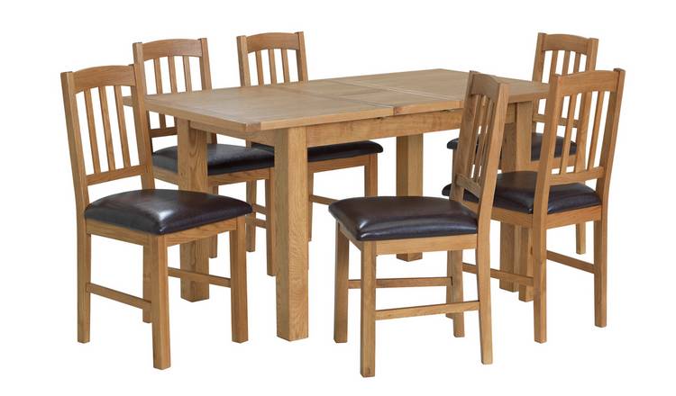 Table and 4 online chairs argos