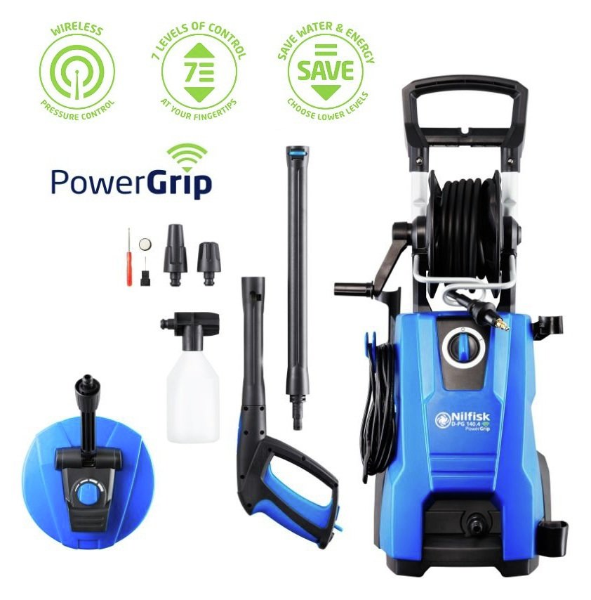 Nilfisk Powergrip 140 Patio Cleaner Pressure Washer - 2400W