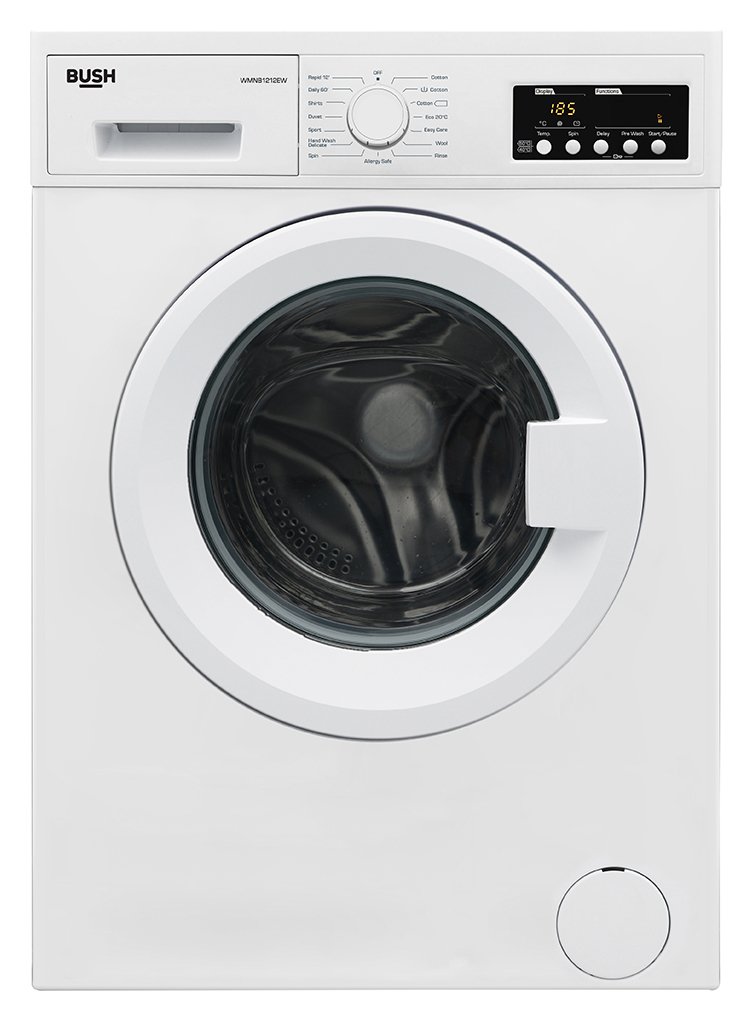Bush WMNB1212EW 12KG Washing Machine - White