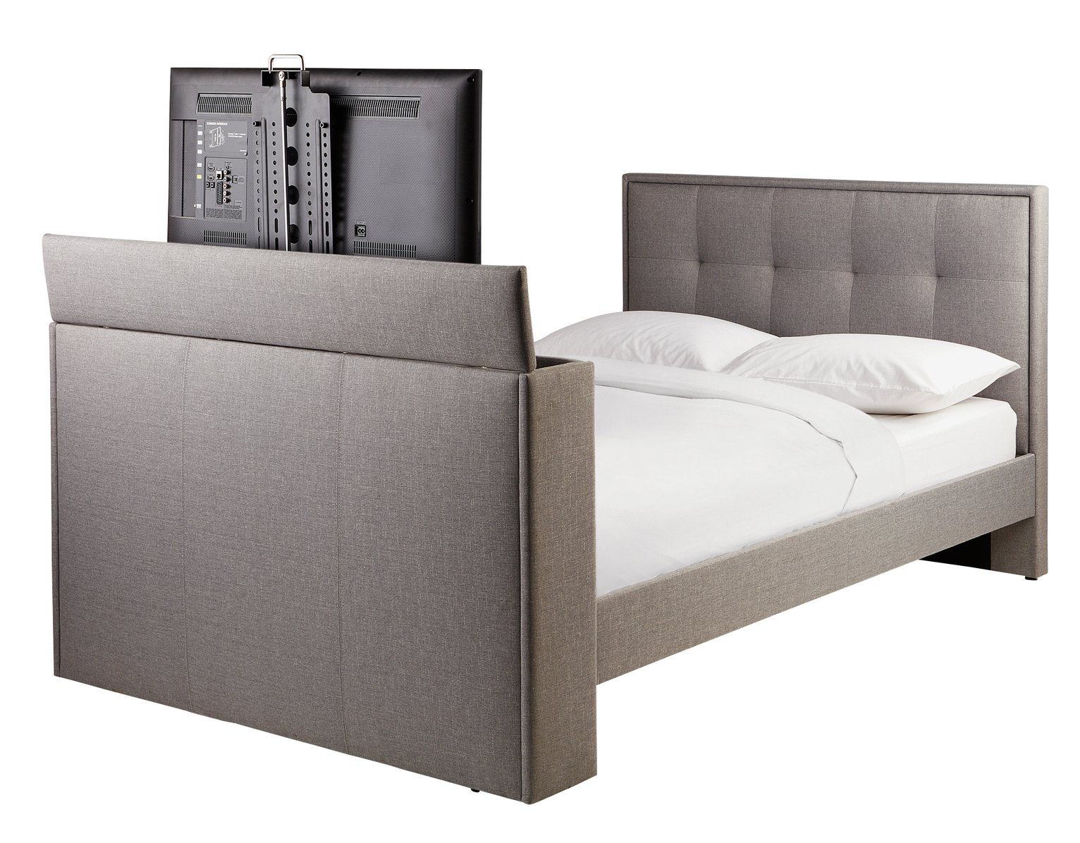 kingsize tv bed with mattress