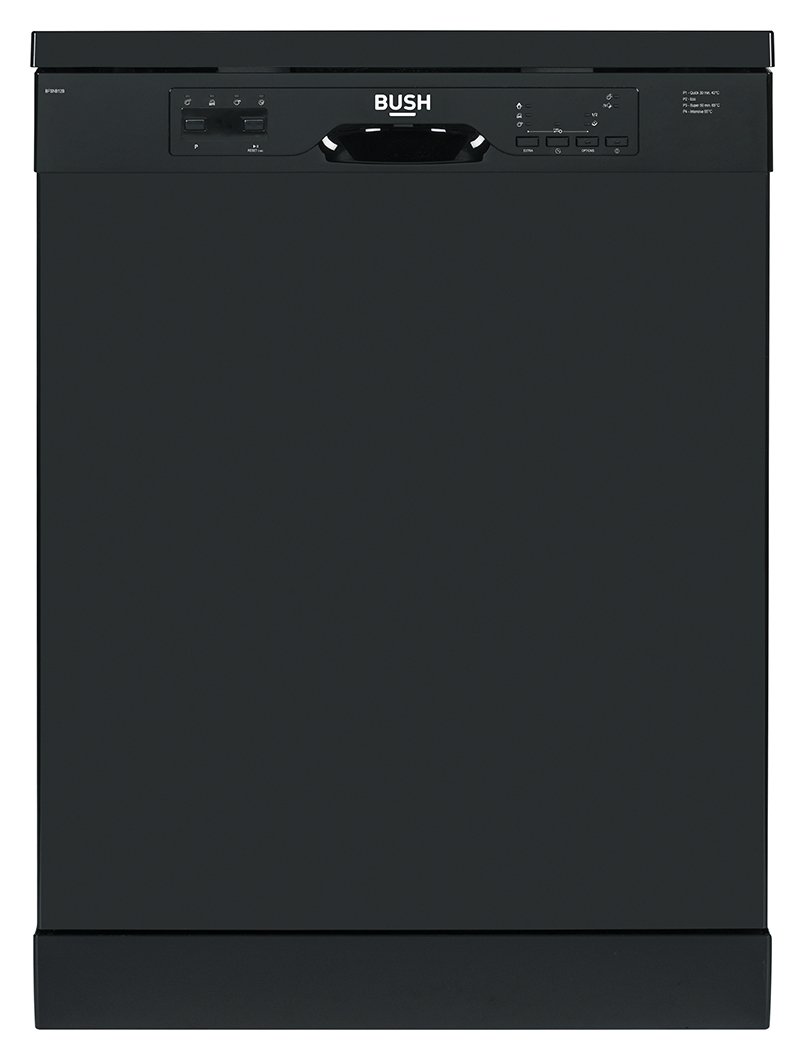 Bush slimline dishwasher deals black