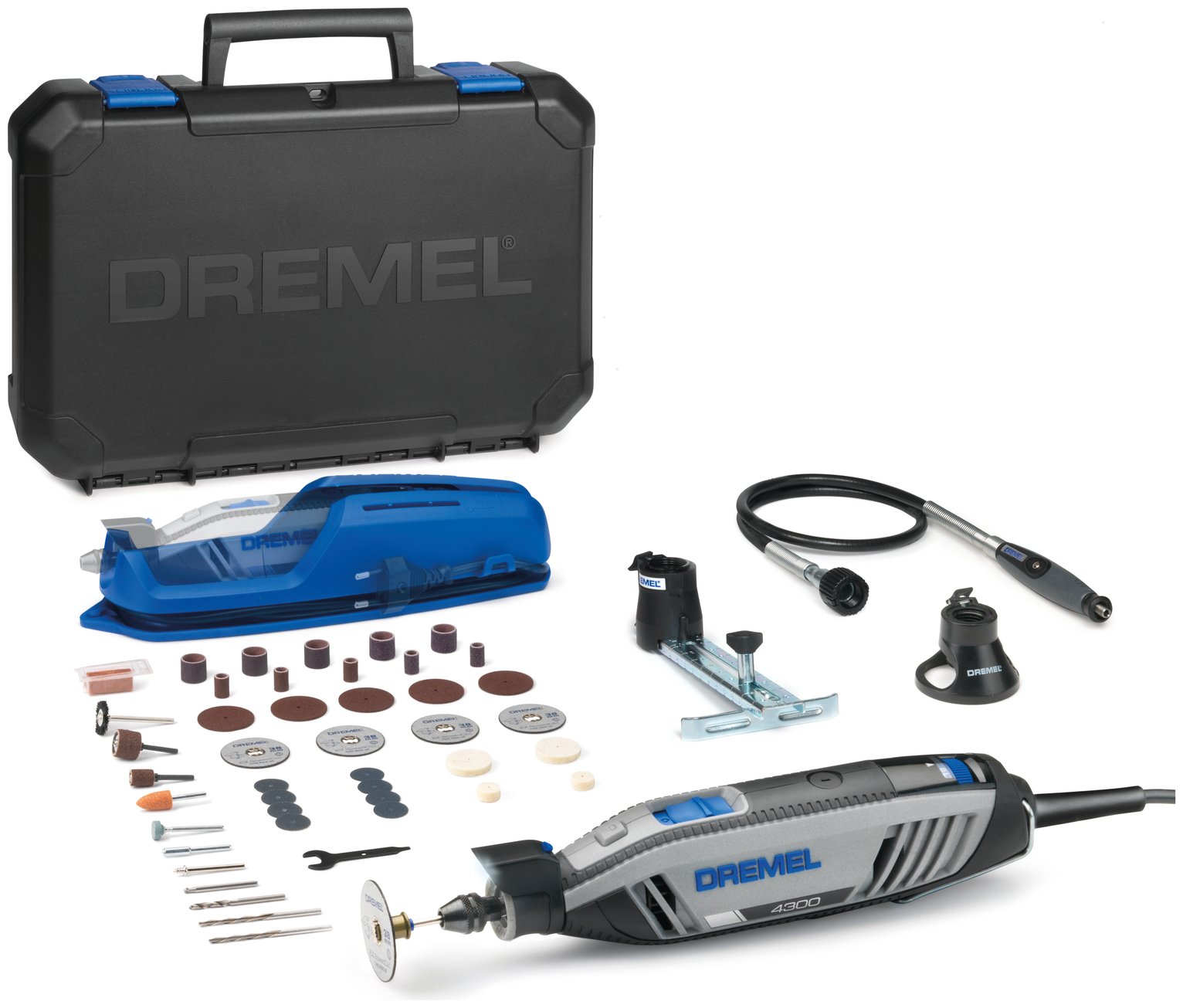 Dremel 4300-3/45 Multi-Tool Kit with EZ Wrap and Case