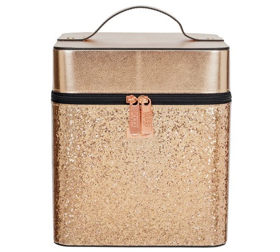 argos rose gold suitcase