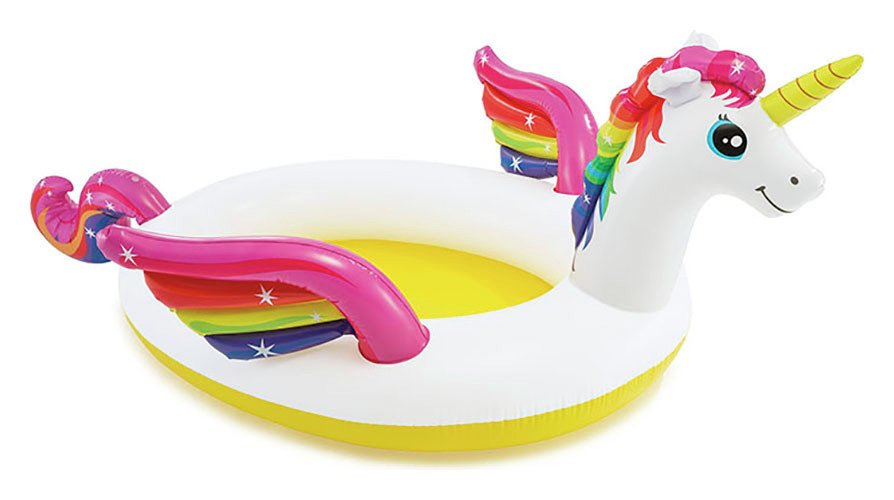 Intex 9ft Mystic Unicorn Spray Kids Paddling Pool Review