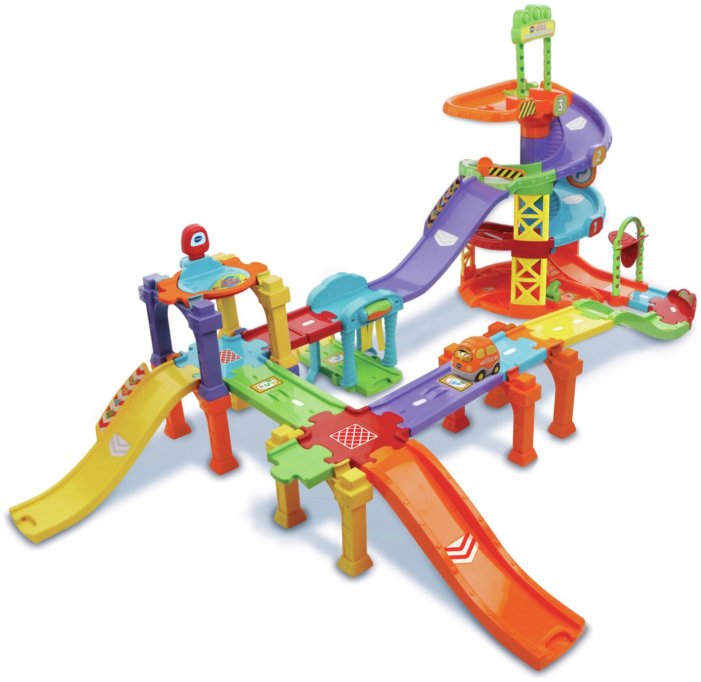 toot toot animals track set