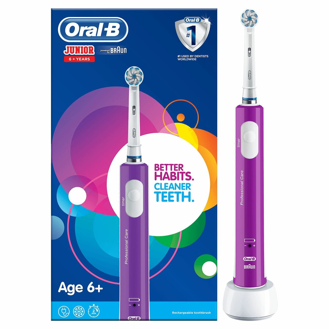 oral-b-kids-junior-purple-electric-toothbrush-for-age-6-reviews