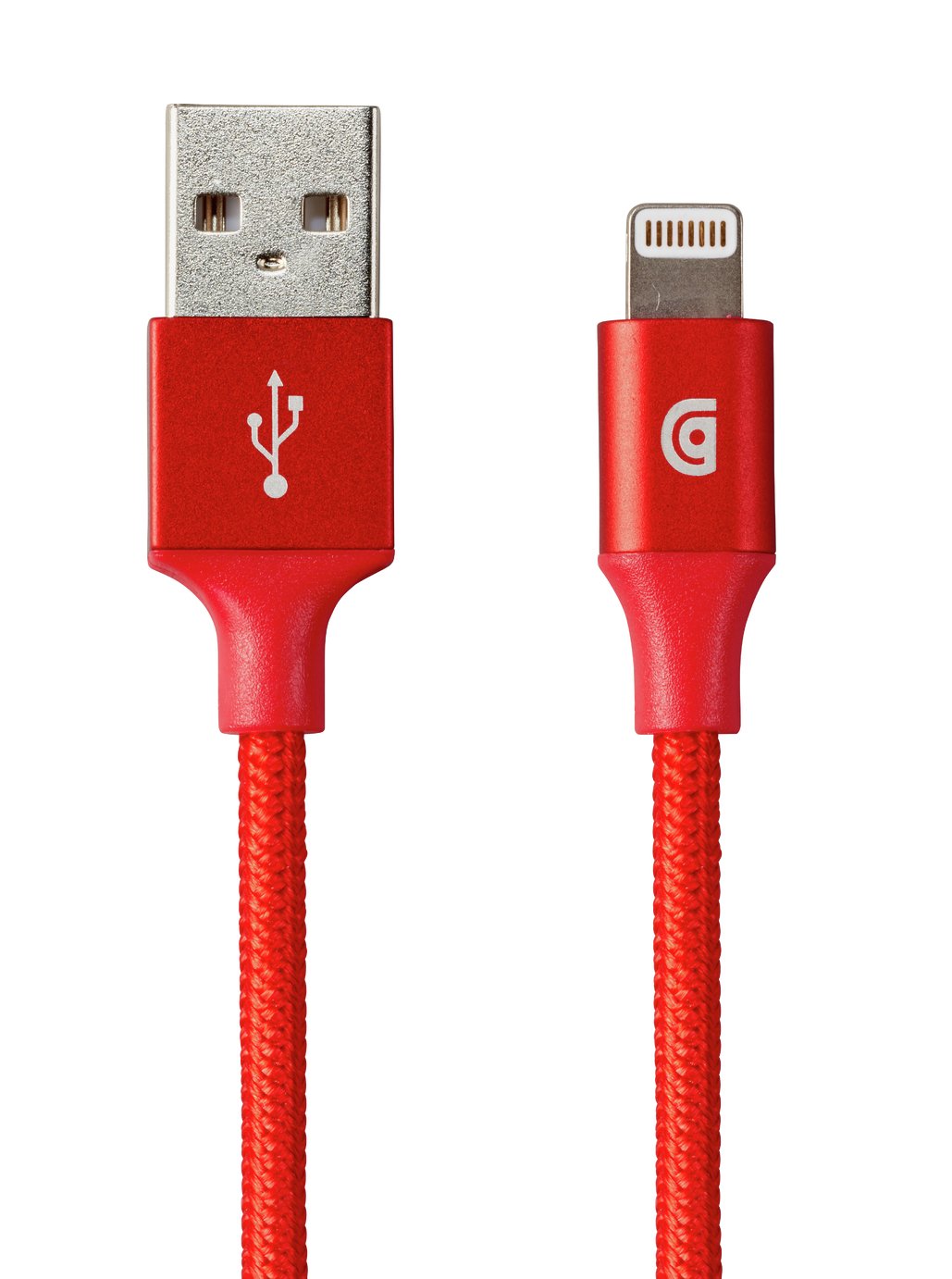 Griffin Premium Lightning 1.5M Charging Cable - Red