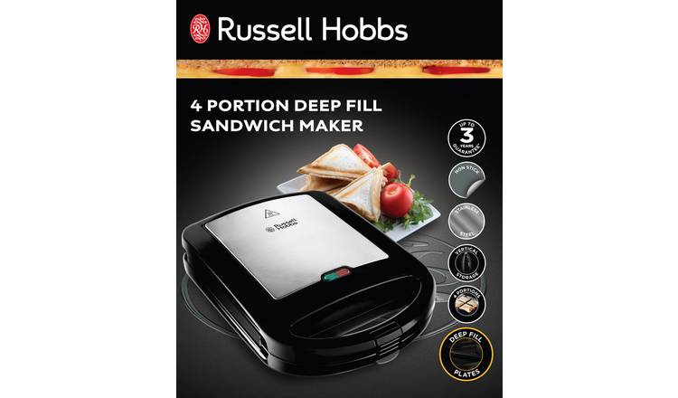 Buy Russell Hobbs Deep Fill Sandwich Toaster 24550 Sandwich toasters Argos