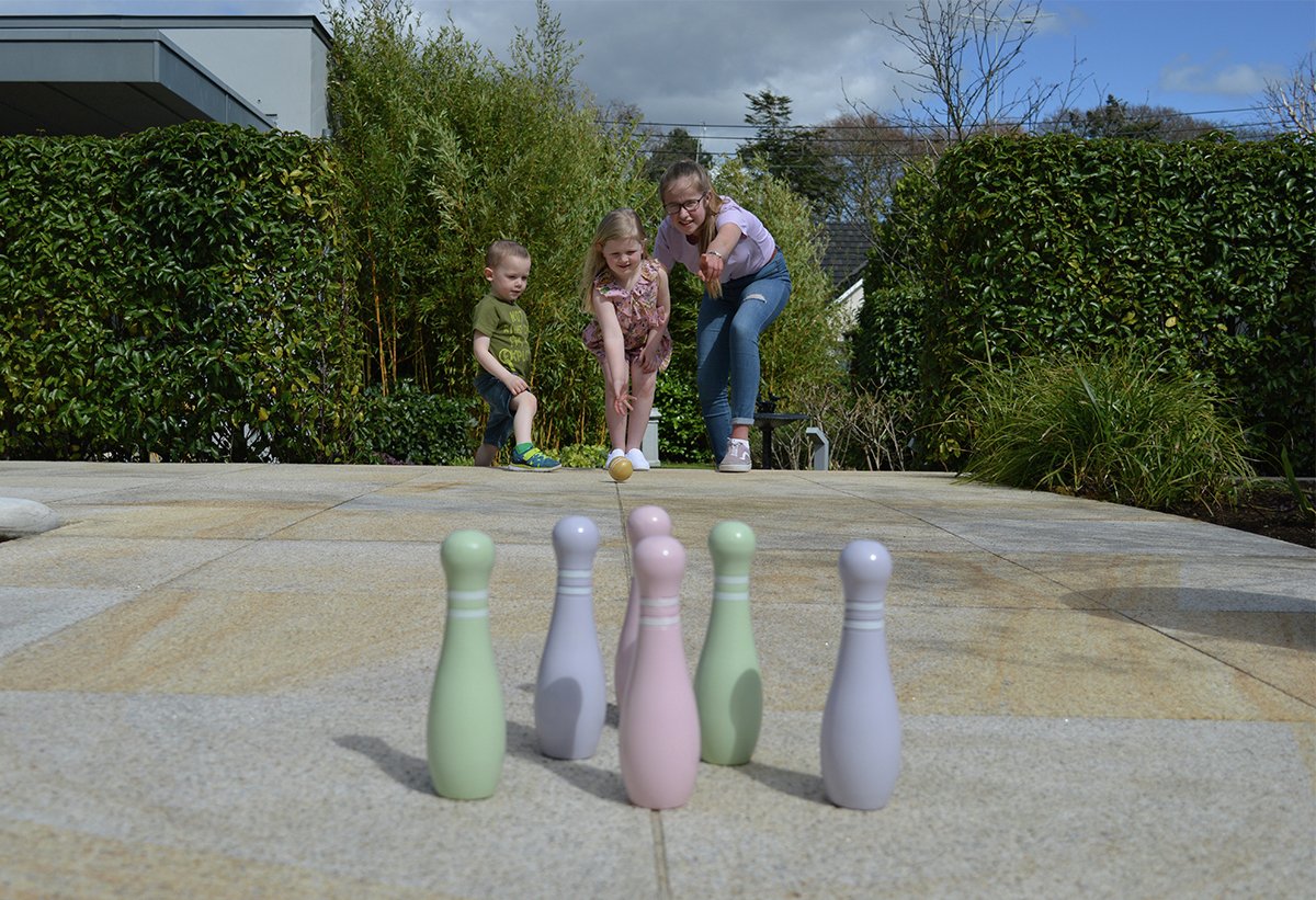 Traditional Garden Games Junior Wooden Skittles Set Reviews