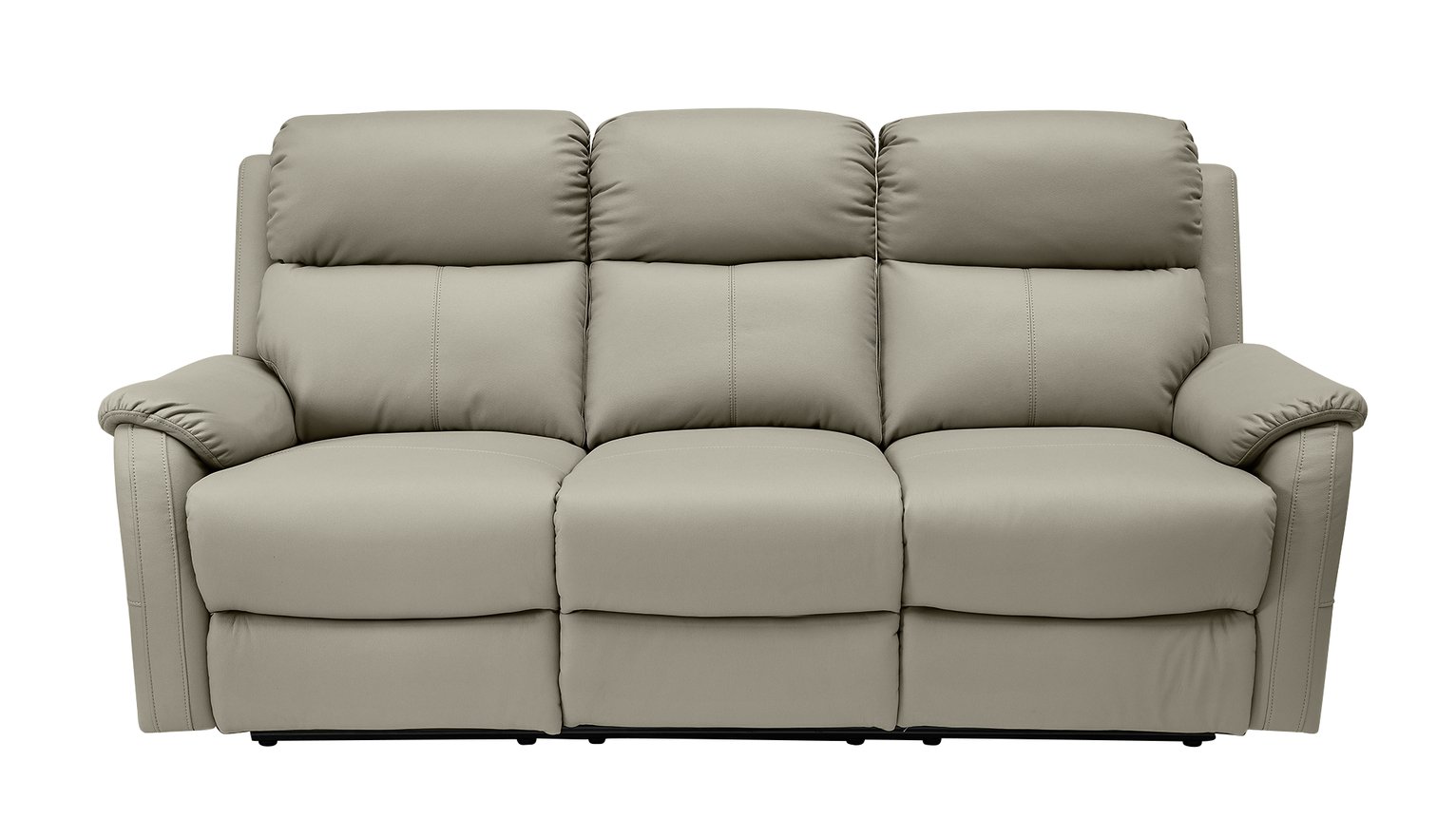 Argos Home Tyler 3 Seater Manual Recliner Sofa - Grey