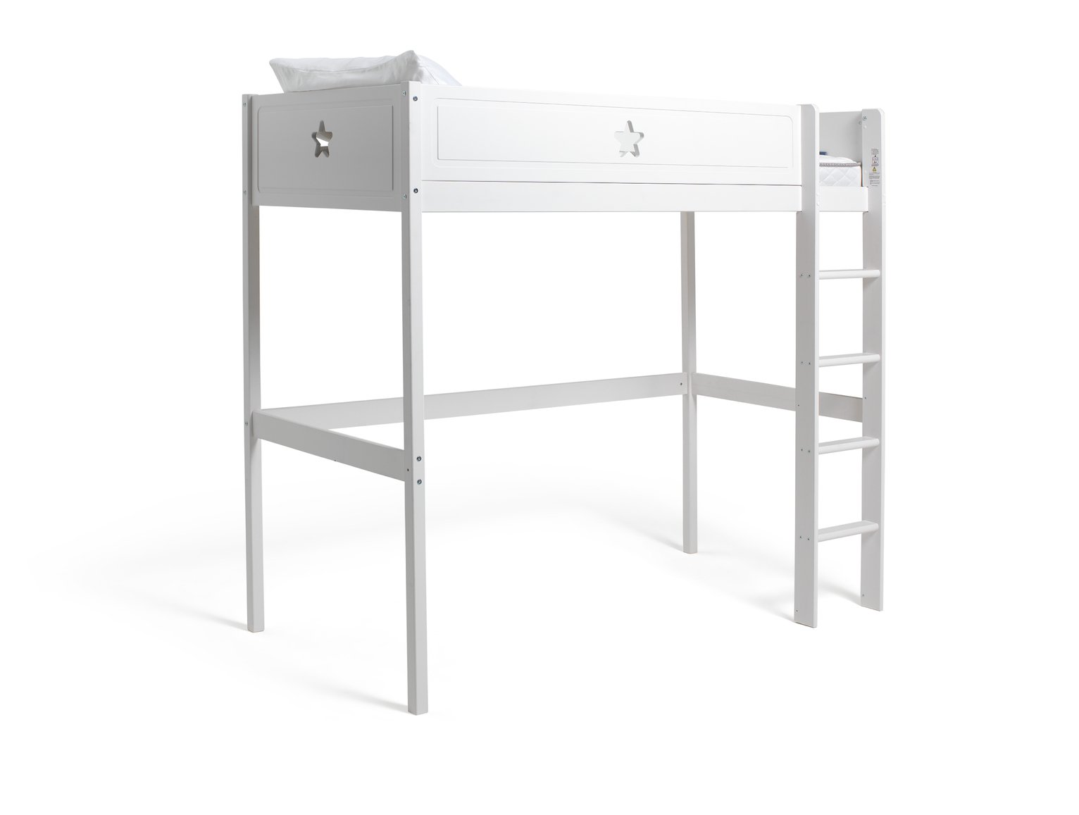 Habitat Stars High Sleeper Bed Frame - White