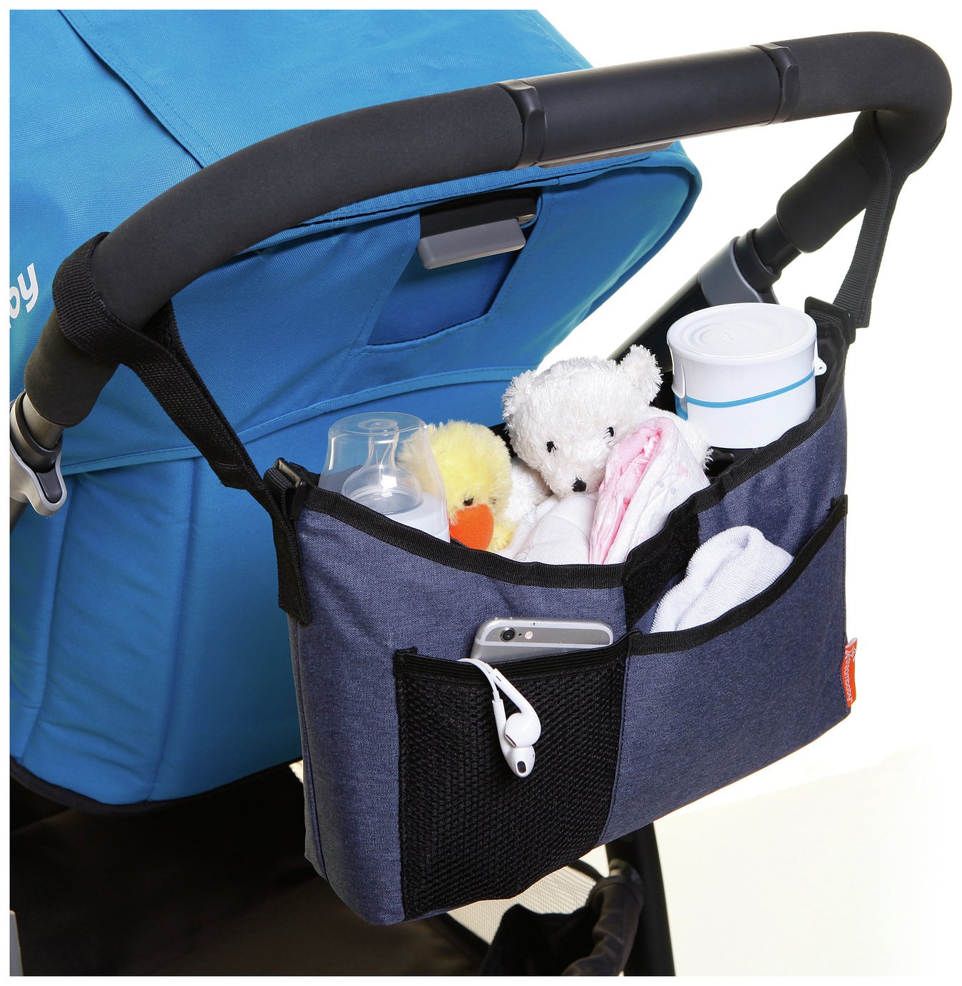 Dreambaby Strollerbuddy On-The-Go Bag - Blue