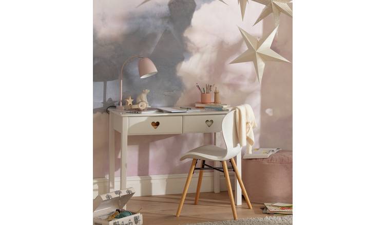 Argos desk rose deals gold