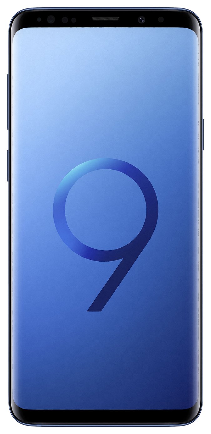 SIM Free Samsung Galaxy S9+ 128GB Mobile Phone - Coral Blue