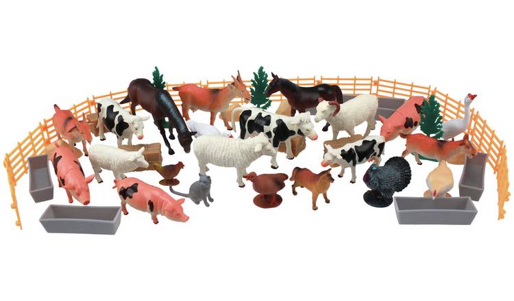 Buy Chad Valley Farm Figures Bucket - 50 Piece | Playsets and figures |  Argos