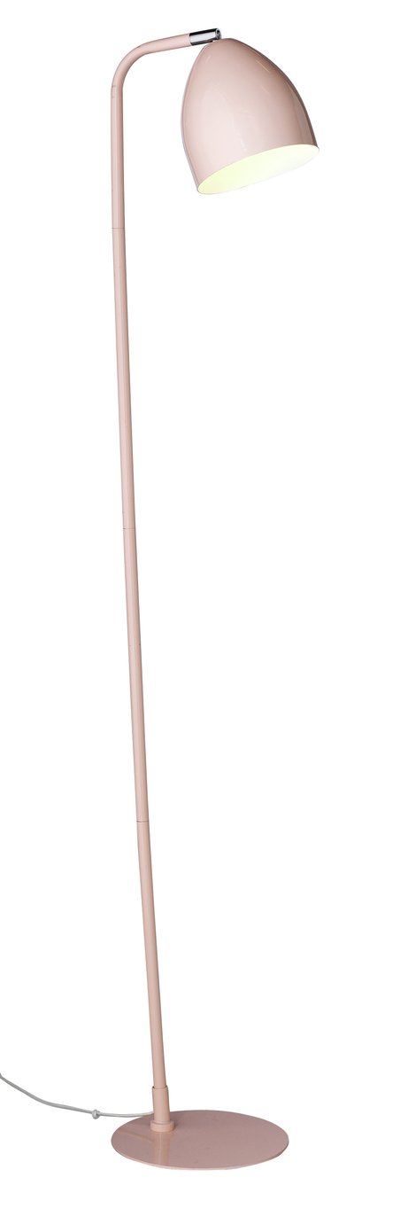 Argos Home Metal Floor Lamp - Pink Pastel