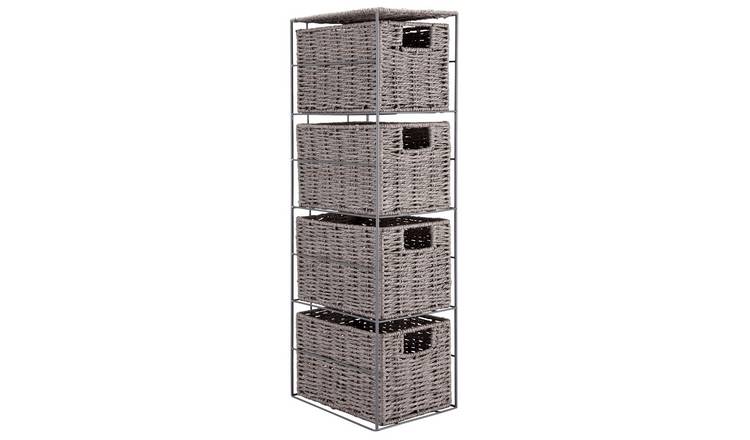 Habitat Slimline Tall Storage Cabinet - Grey