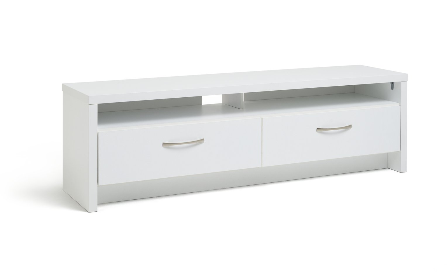 Habitat Venice 2 Drawer Large TV Unit - White