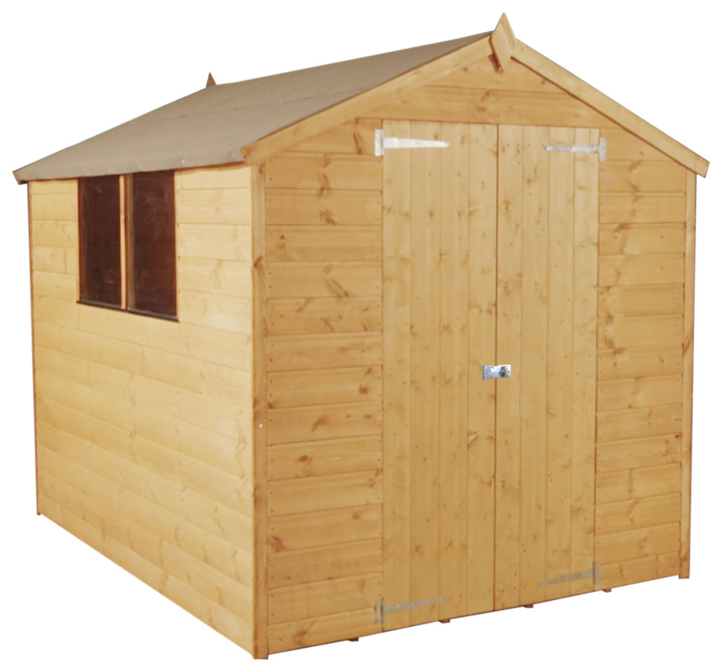 Mercia Workman Shiplap Apex Shed - 8 x 6ft