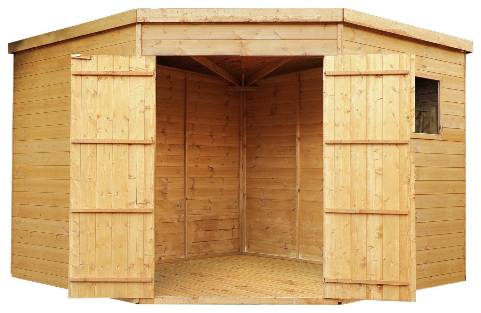 Mercia Shiplap Corner Shed - 9 x 9ft