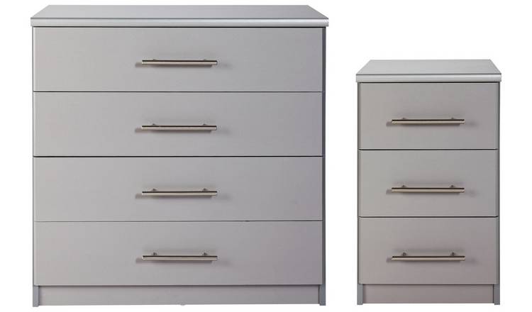 Buy Argos Home Normandy Bedside & 4 Drawer Chest Set ...