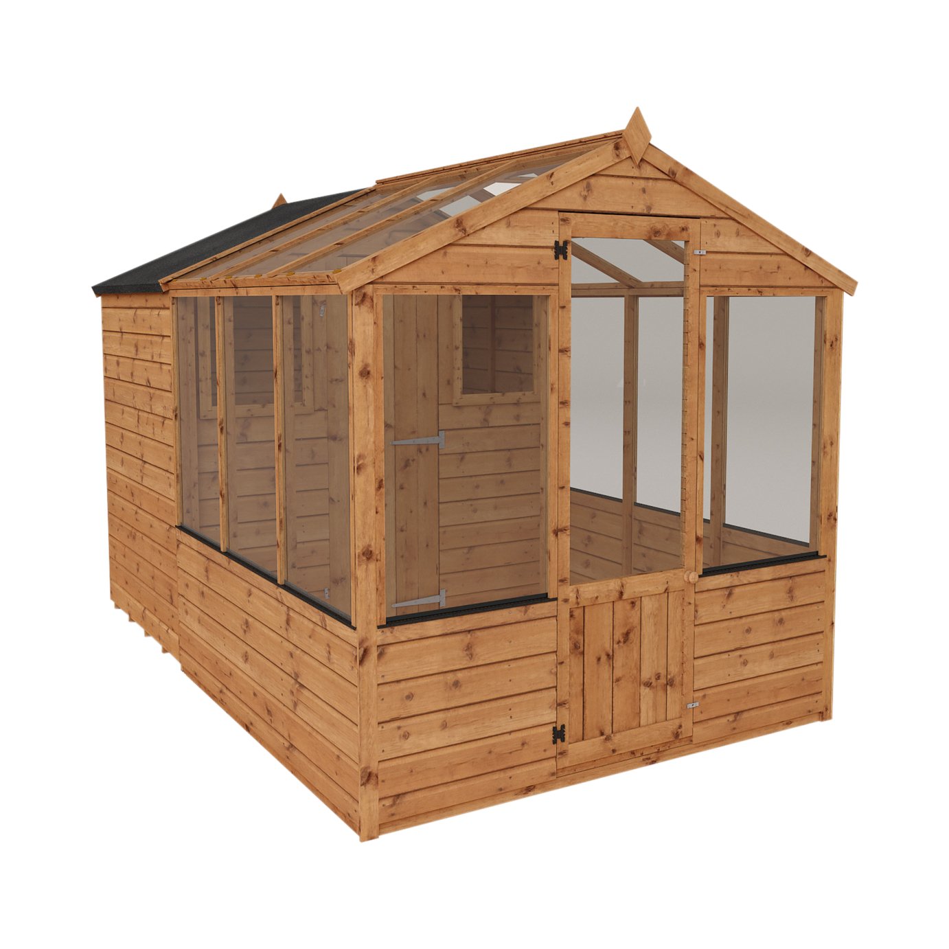 Mercia Wooden 10 x 6ft Greenhouse Combi Shed