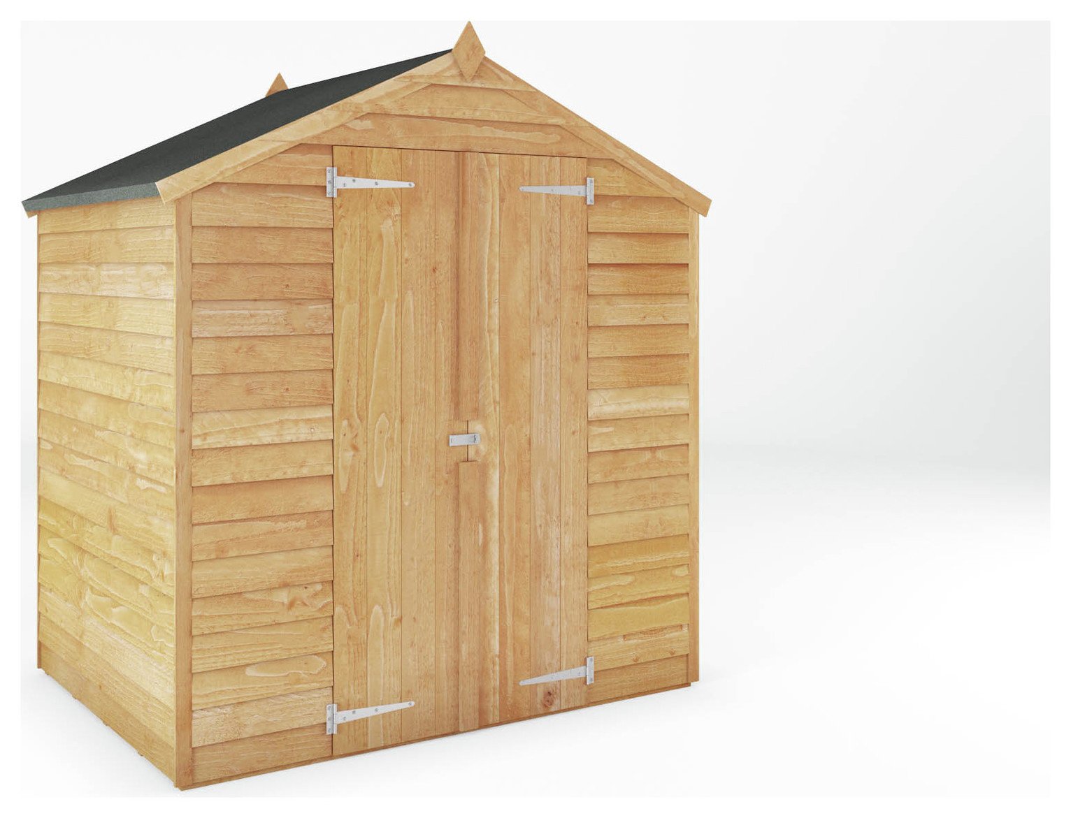 Mercia Wooden 4 x 6ft Overlap Windowless Apex Shed