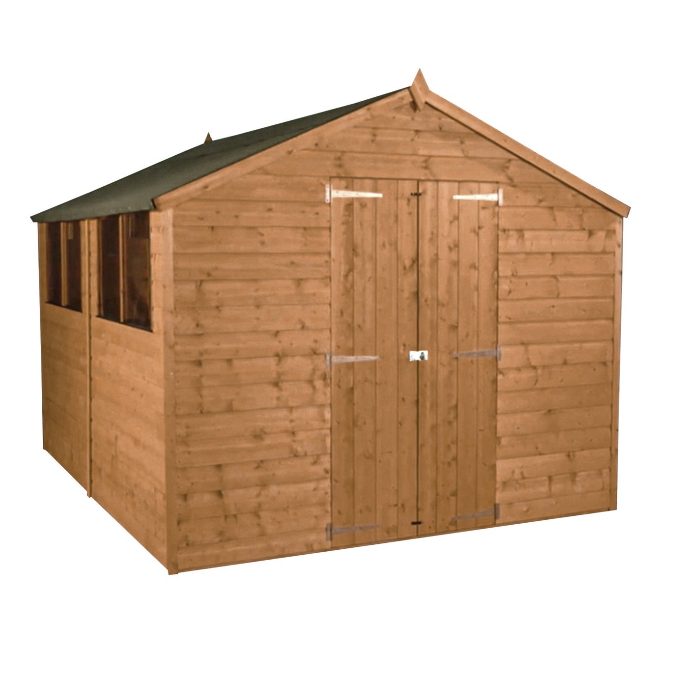 Mercia Workman Wooden 10 x 8ft Shiplap Apex Shed