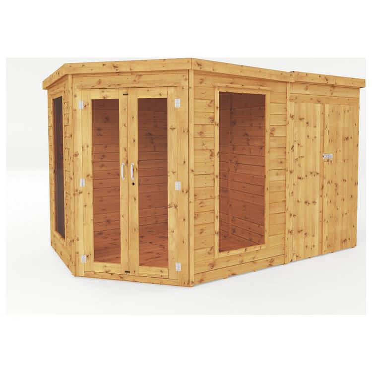 Mercia Corner Summerhouse with Shed - 7 x 7ft 0