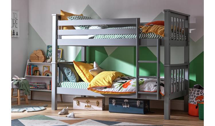 Buy Argos Home Heavy Duty Grey Bunk Bed 2 Kids Mattresses Kids Beds Argos