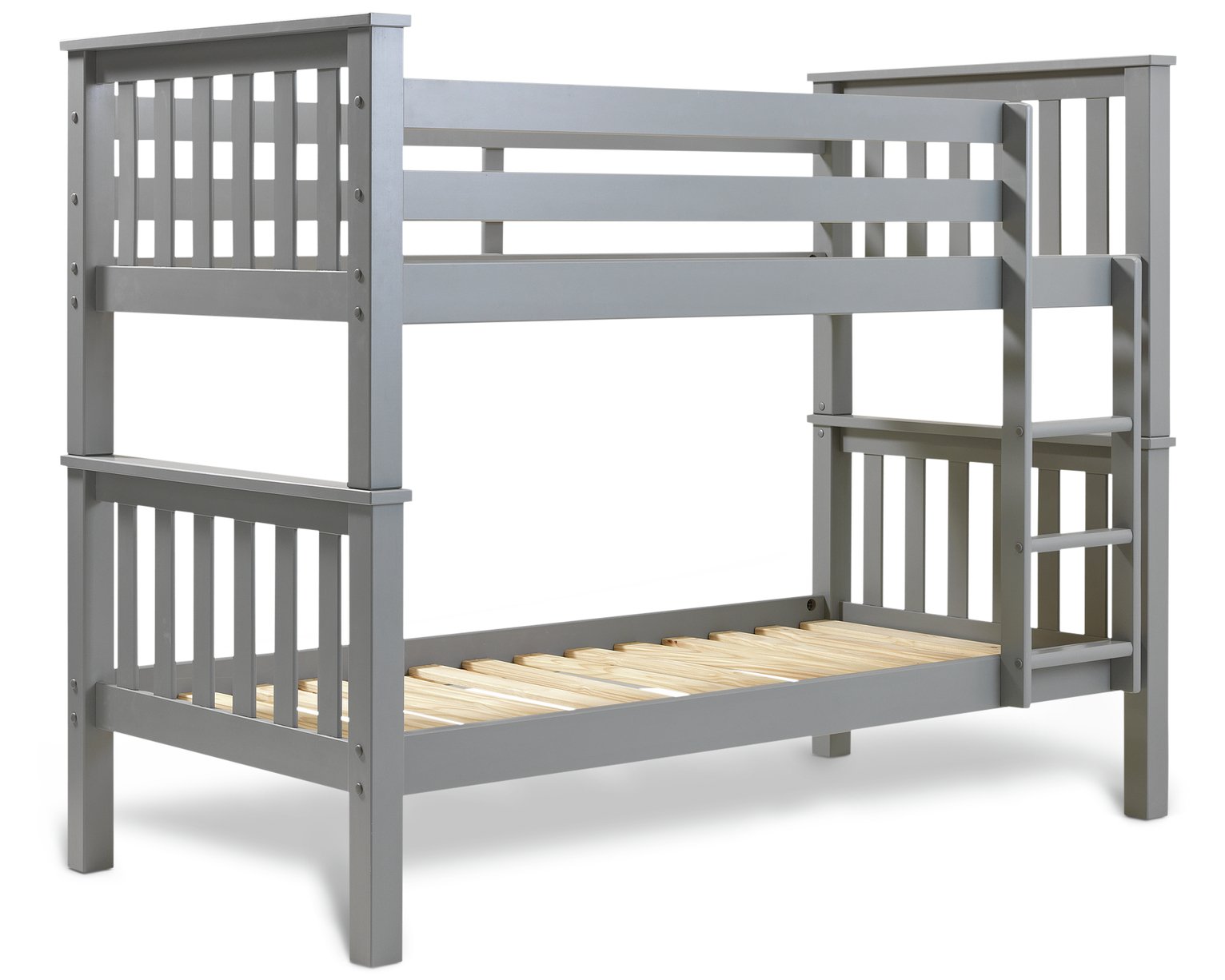 Argos Home Heavy Duty Grey Bunk Bed & 2 Kids Mattresses Reviews