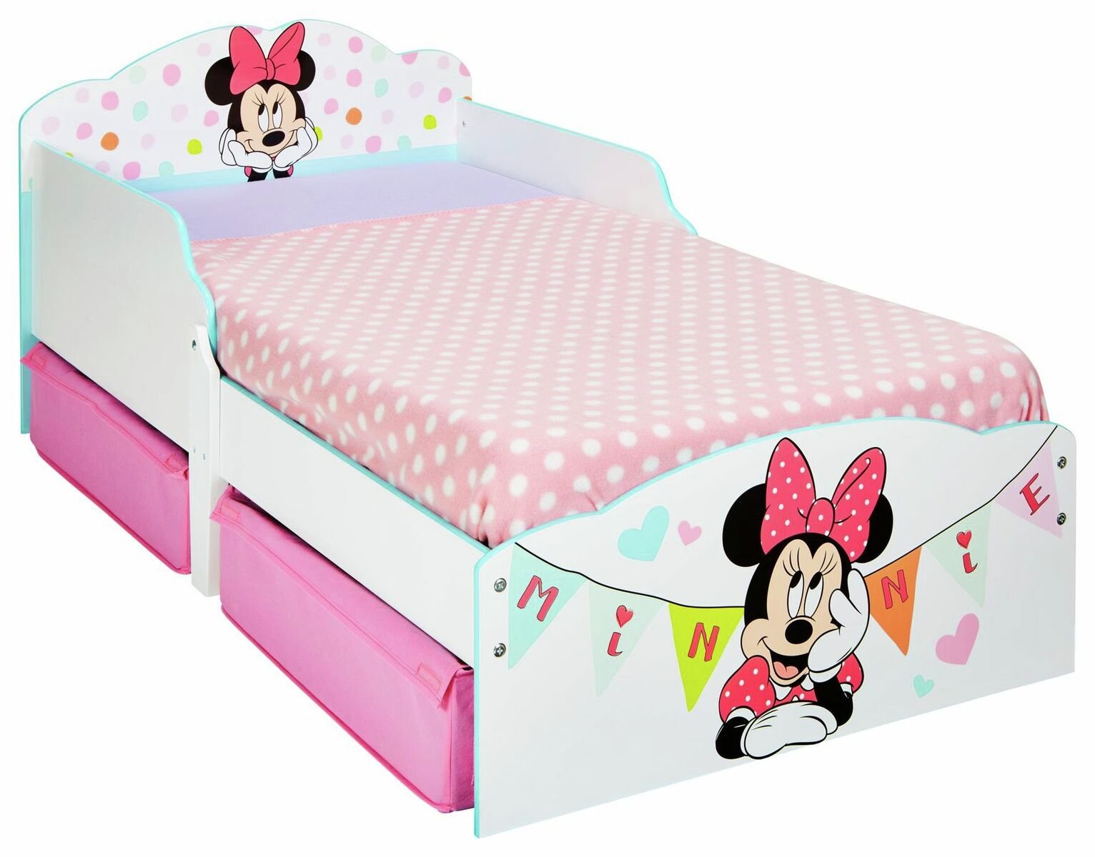 Minnie Mouse Toddler Bed with Drawers Review