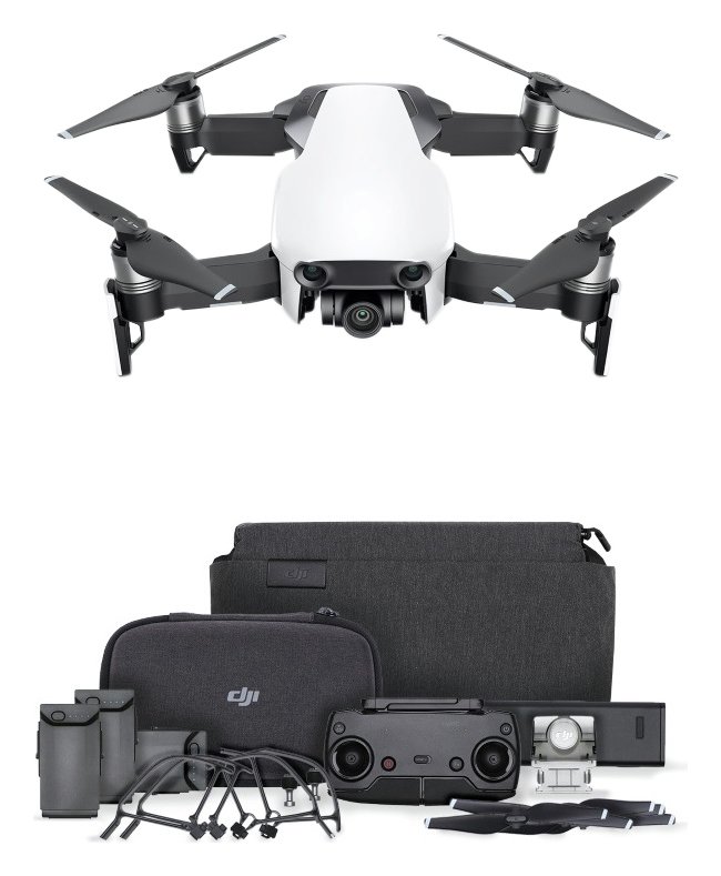 DJI Mavic Air Fly More Drone Combo - Artic White