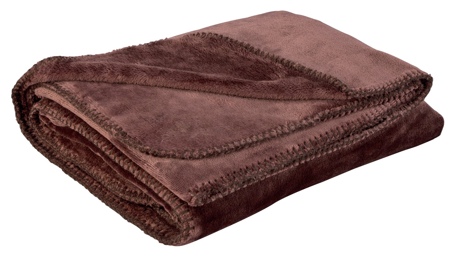 Argos Home Supersoft Large Throw - Chocolate