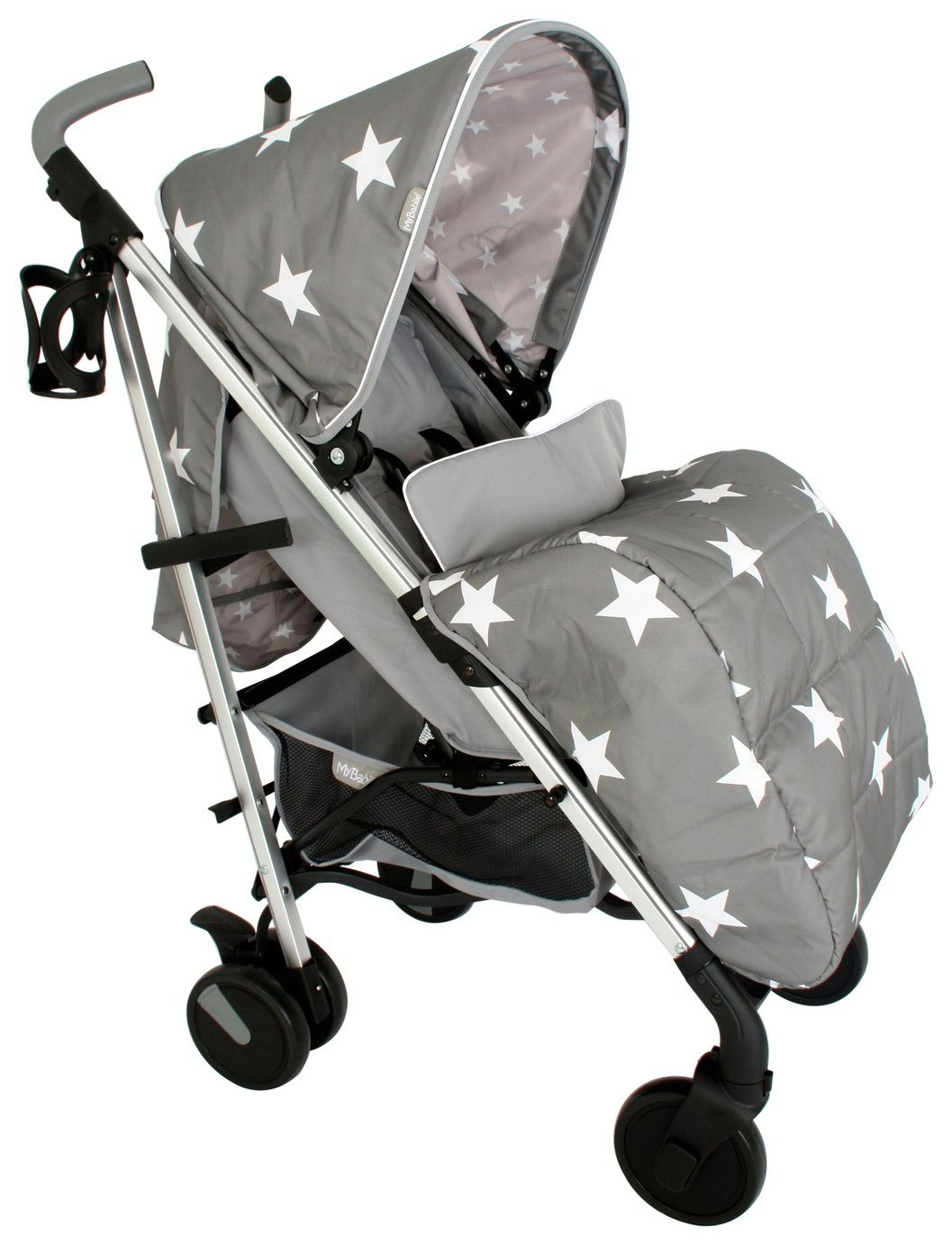 My Babiie Billie Faiers MB51 Stars Stroller - Grey