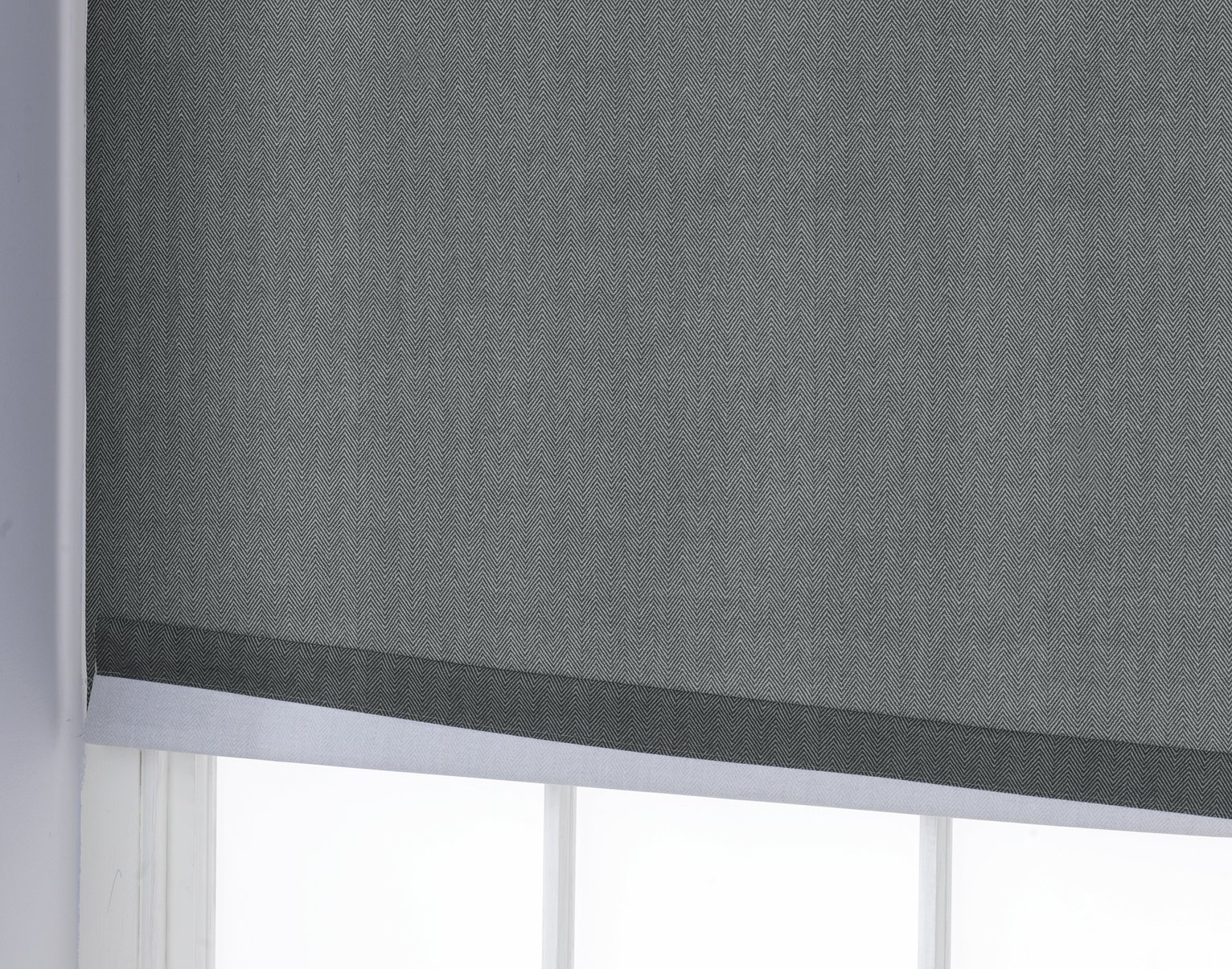 Argos Home Twill Blackout Roller Blind - 4ft - Charcoal