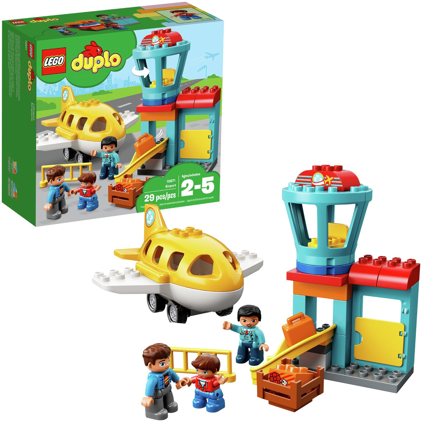 LEGO DUPLO My Town Airport and Airplane Toy 10871 (8054292) Argos