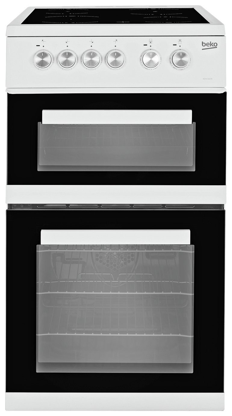 freestanding double oven and hob