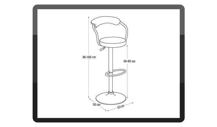 Argos discount grey stool