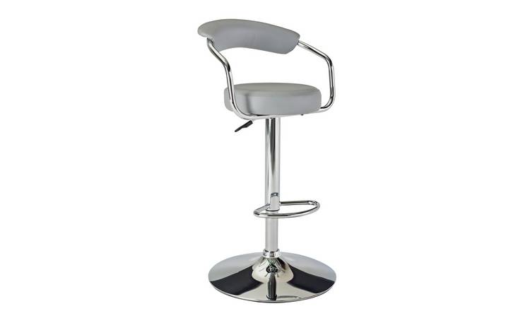 Buy Argos Home Executive Gas Lift Bar Stool Grey Bar stools