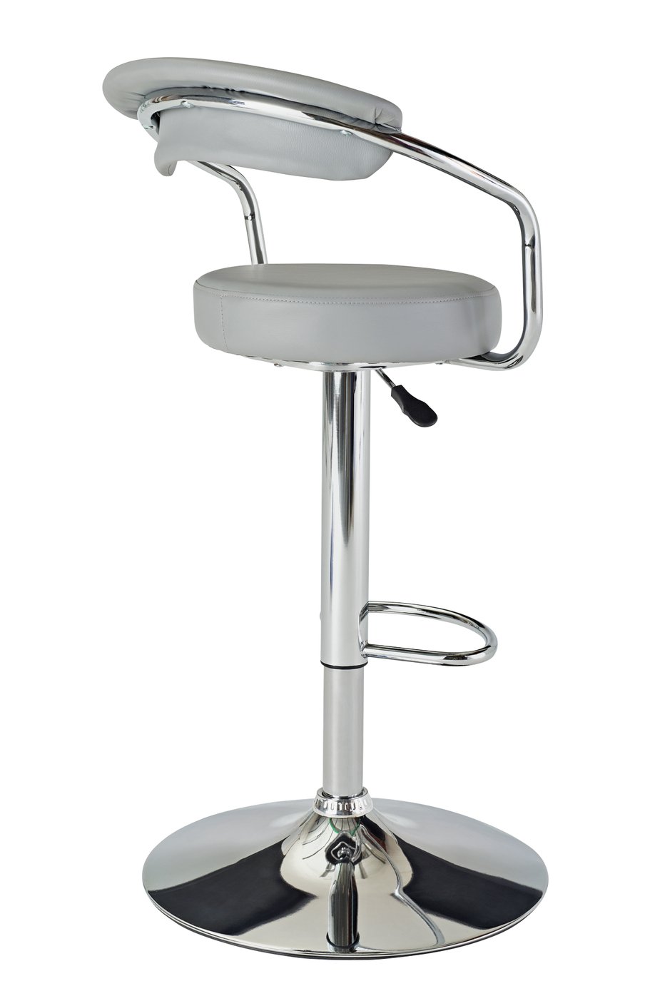 Argos Home Executive Gas Lift Bar Stool with Back Rest- Grey Review