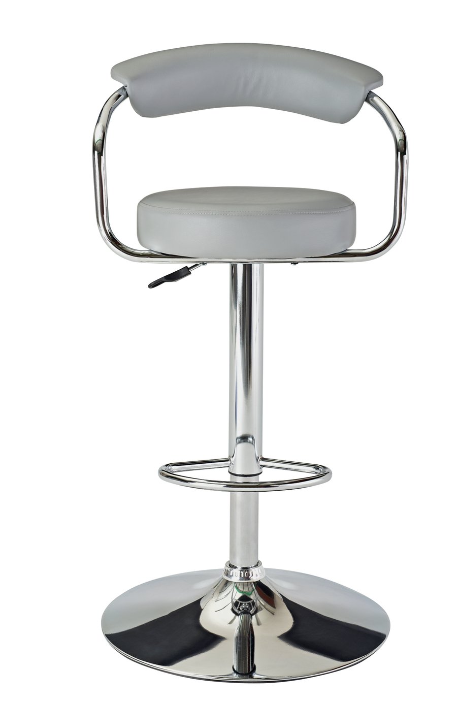 Argos Home Executive Gas Lift Bar Stool with Back Rest Grey Reviews