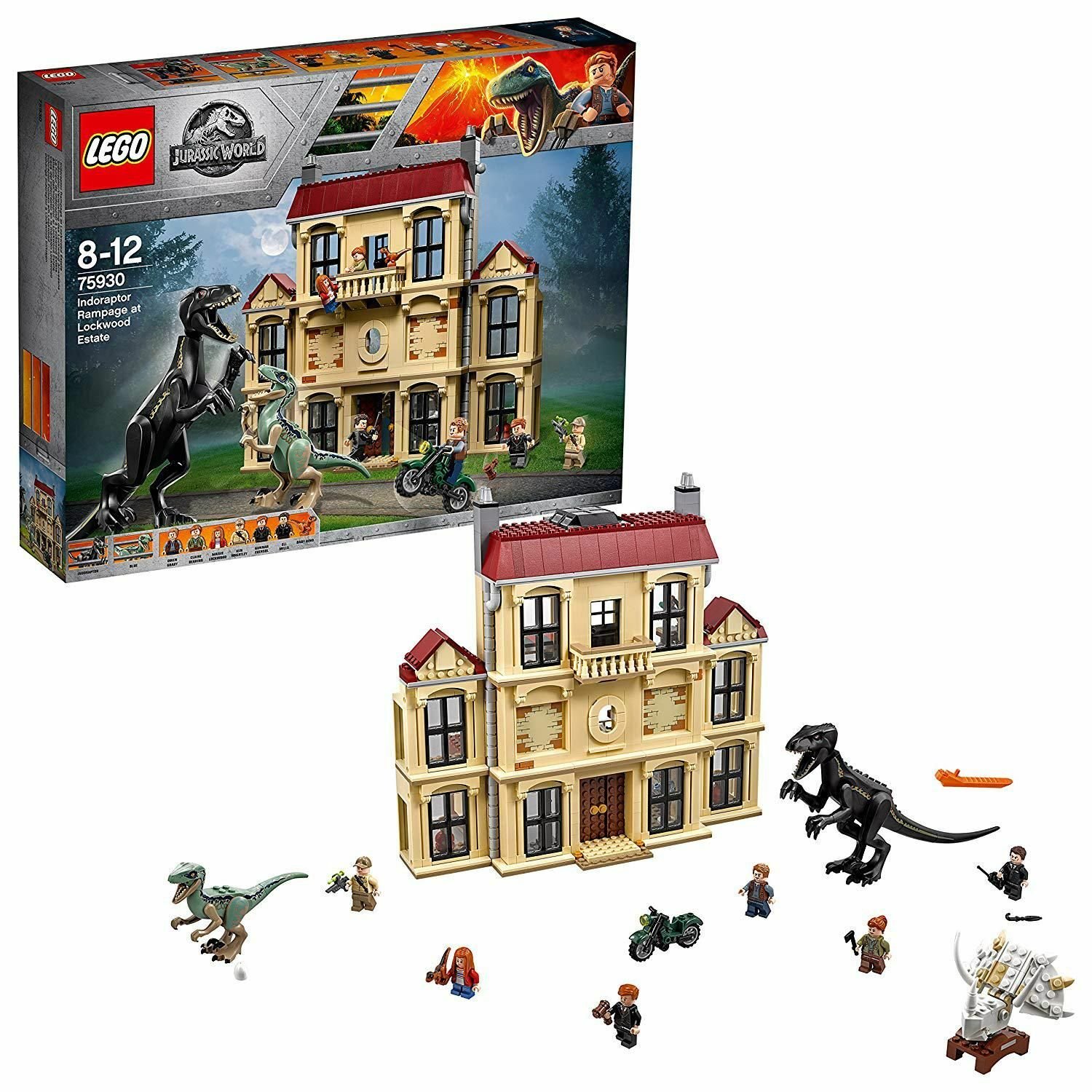 LEGO Jurassic World Indoraptor Rampage Dinosaur Toy review