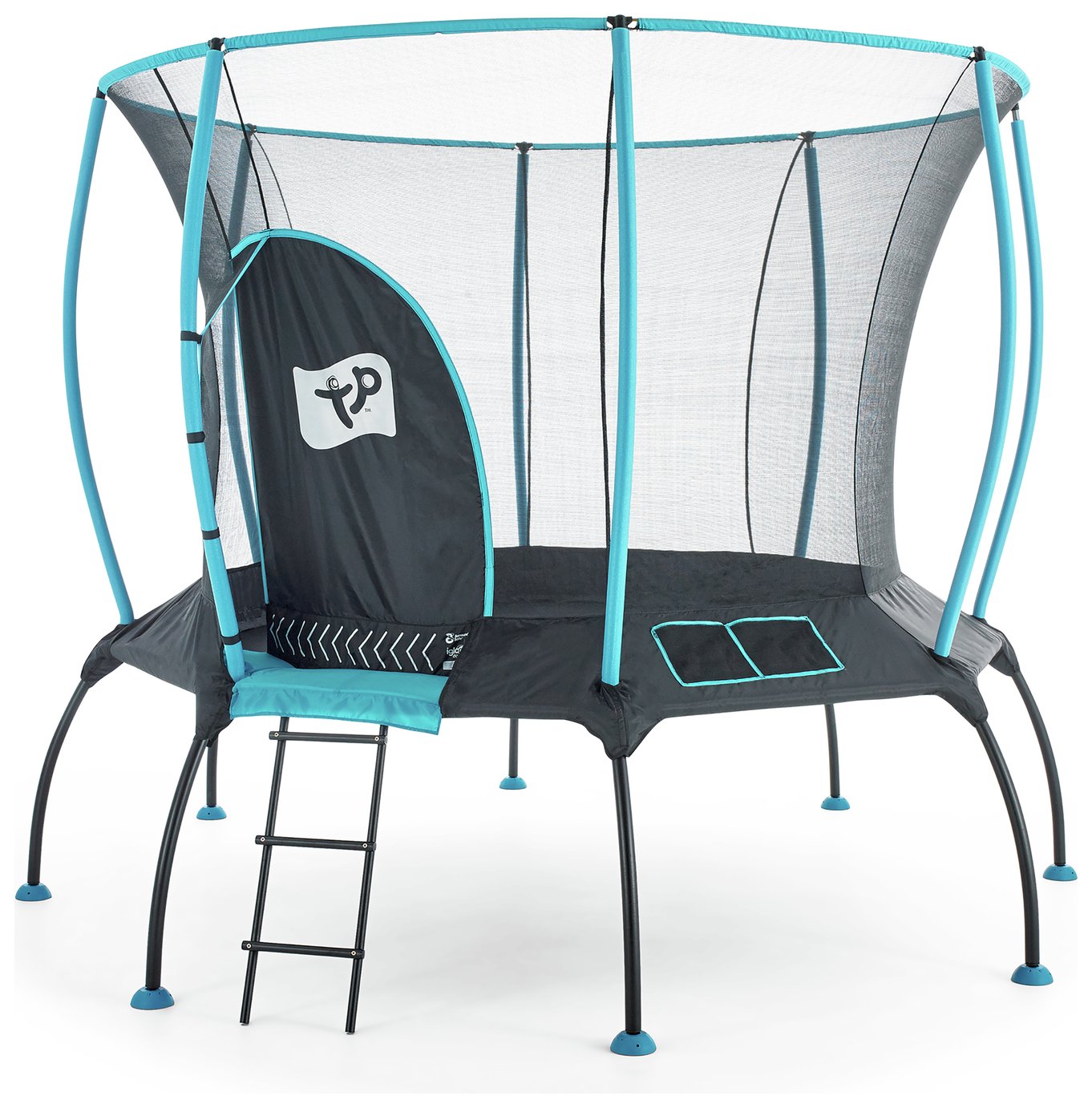 TP 10ft Genius Octagonal Trampoline with Enclosure