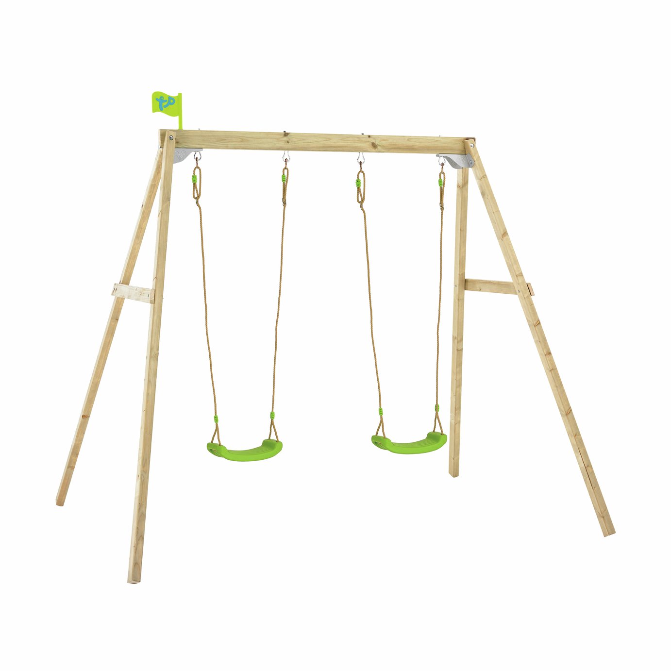 argos wooden swing and slide