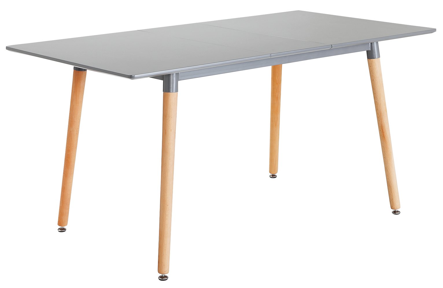 Argos Home Charlie Extendable 4-6 Seater Dining Table - Grey